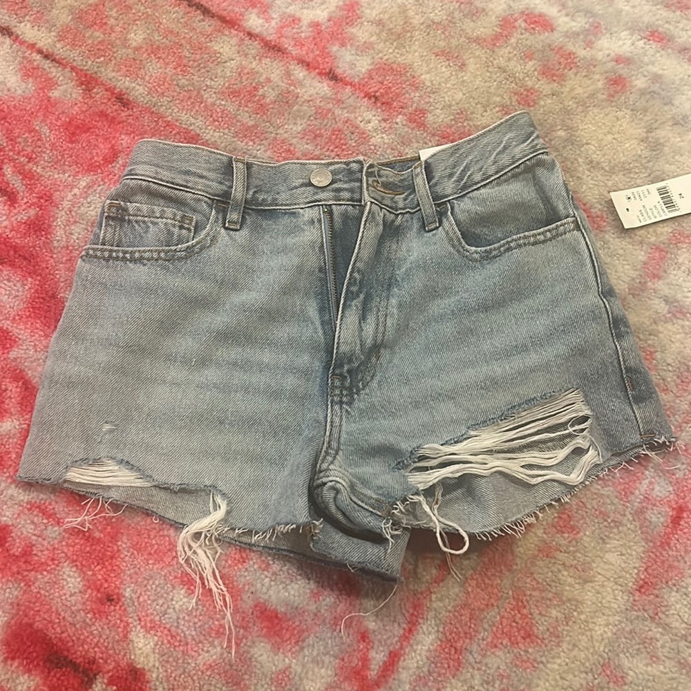 Pacsun high rise jean shorts